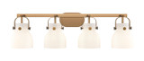 Bathroom Fixtures Four Lights by Innovations ( 405 | 423-4W-BB-G412-6WH Downtown Urban ) 