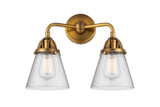 Bathroom Fixtures Two Lights by Innovations ( 405 | 288-2W-BB-G64-LED Nouveau 2 ) 