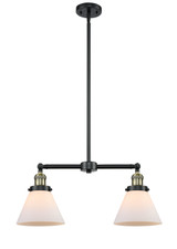 Mid. Chandeliers Glass Down by Innovations ( 405 | 209-BAB-G41 Franklin Restoration ) 