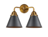 Bathroom Fixtures Two Lights by Innovations ( 405 | 288-2W-BB-M13-BK-LED Nouveau 2 ) 