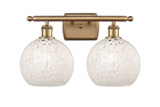 Bathroom Fixtures Two Lights by Innovations ( 405 | 516-2W-BB-G1216-8WM Ballston ) 