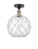 Semi-Flush Mts. Glass Down by Innovations ( 405 | 516-1C-BAB-G122-10RW-LED Ballston ) 