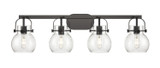 Bathroom Fixtures Four Lights by Innovations ( 405 | 423-4W-BK-G410-6SDY Downtown Urban ) 