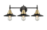 Bathroom Fixtures Three Lights by Innovations ( 405 | 447-3W-BAB-M6-BK Caden ) 
