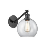 Sconces Single Glass by Innovations ( 405 | 317-1W-BK-G122-8 Ballston ) 