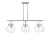 Linear/Island 3 Light Bar by Innovations ( 405 | 410-3I-SN-G410-10CL Downtown Urban ) 