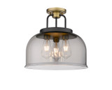 Semi-Flush Mts. Glass Down by Innovations ( 405 | 239-3C-BBB-G239-15SM Downtown Urban ) 