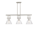 Linear/Island 3 Light Bar by Innovations ( 405 | 411-3I-SN-G411-10SDY Downtown Urban ) 