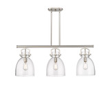 Linear/Island 3 Light Bar by Innovations ( 405 | 410-3I-SN-G412-10CL Downtown Urban ) 