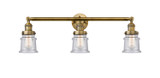 Bathroom Fixtures Three Lights by Innovations ( 405 | 205-BB-G184S-LED Franklin Restoration ) 