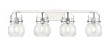 Bathroom Fixtures Four Lights by Innovations ( 405 | 423-4W-PC-G410-6CL Downtown Urban ) 