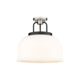 Semi-Flush Mts. Glass Down by Innovations ( 405 | 239-3C-BSN-G239-15WH Downtown Urban ) 