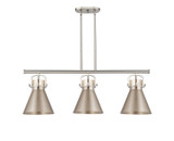 Linear/Island 3 Light Bar by Innovations ( 405 | 410-3I-SN-M411-10SN Downtown Urban ) 