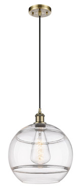 Mini Pendants Glass Down by Innovations ( 405 | 516-1P-AB-G556-12CL Ballston ) 
