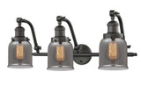 Bathroom Fixtures Three Lights by Innovations ( 405 | 515-3W-OB-G53-LED Franklin Restoration ) 