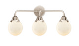 Bathroom Fixtures Three Lights by Innovations ( 405 | 288-3W-PN-G201-6-LED Nouveau 2 ) 
