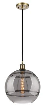 Mini Pendants Glass Down by Innovations ( 405 | 516-1P-AB-G556-12SM Ballston ) 