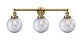Bathroom Fixtures Three Lights by Innovations ( 405 | 205-BB-G202-8 Franklin Restoration ) 