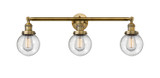 Bathroom Fixtures Three Lights by Innovations ( 405 | 205-BB-G204-6 Franklin Restoration ) 