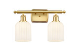 Bathroom Fixtures Two Lights by Innovations ( 405 | 516-2W-SG-G559-5GWH Ballston ) 
