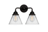 Bathroom Fixtures Two Lights by Innovations ( 405 | 288-2W-BK-G42 Nouveau 2 ) 