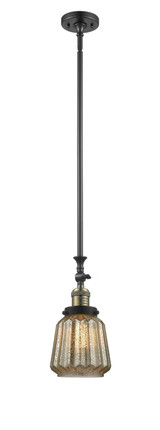 Mini Pendants Glass Down by Innovations ( 405 | 206-BAB-G146-LED Franklin Restoration ) 
