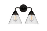 Bathroom Fixtures Two Lights by Innovations ( 405 | 288-2W-BK-G44 Nouveau 2 ) 