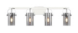Bathroom Fixtures Four Lights by Innovations ( 405 | 423-4W-PC-G423-7SM Downtown Urban ) 