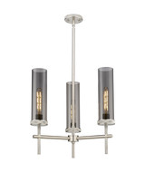 Mini Chandeliers Glass Shade by Innovations ( 405 | 471-3CR-SN-G471-12SM Downtown Urban ) 