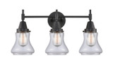 Bathroom Fixtures Three Lights by Innovations ( 405 | 447-3W-BK-G192 Caden ) 