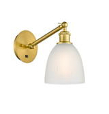 Sconces Single Glass by Innovations ( 405 | 317-1W-SG-G381 Ballston ) 
