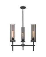 Mini Chandeliers Glass Shade by Innovations ( 405 | 471-3CR-WZ-G471-12SM Downtown Urban ) 