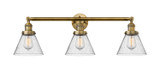 Bathroom Fixtures Three Lights by Innovations ( 405 | 205-BB-G44 Franklin Restoration ) 