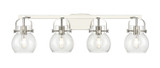 Bathroom Fixtures Four Lights by Innovations ( 405 | 423-4W-PN-G410-6CL Downtown Urban ) 