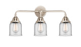 Bathroom Fixtures Three Lights by Innovations ( 405 | 288-3W-PN-G52-LED Nouveau 2 ) 