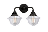 Bathroom Fixtures Two Lights by Innovations ( 405 | 288-2W-BK-G532-LED Nouveau 2 ) 