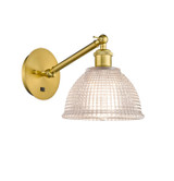 Sconces Single Glass by Innovations ( 405 | 317-1W-SG-G422-LED Ballston ) 