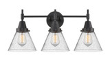 Bathroom Fixtures Three Lights by Innovations ( 405 | 447-3W-BK-G44-LED Caden ) 