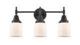 Bathroom Fixtures Three Lights by Innovations ( 405 | 447-3W-BK-G51 Caden ) 