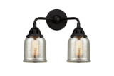 Bathroom Fixtures Two Lights by Innovations ( 405 | 288-2W-BK-G58-LED Nouveau 2 ) 