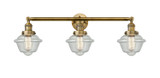Bathroom Fixtures Three Lights by Innovations ( 405 | 205-BB-G534-LED Franklin Restoration ) 