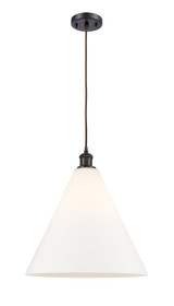 Pendants Glass Down by Innovations ( 405 | 516-1P-OB-GBC-161-LED Ballston ) 