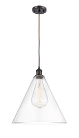 Pendants Glass Down by Innovations ( 405 | 516-1P-OB-GBC-162 Ballston ) 
