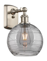 Sconces Single Glass by Innovations ( 405 | 516-1W-SN-G1213-8SM Ballston ) 