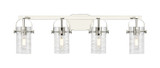 Bathroom Fixtures Four Lights by Innovations ( 405 | 423-4W-PN-G423-7DE Downtown Urban ) 