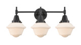 Bathroom Fixtures Three Lights by Innovations ( 405 | 447-3W-BK-G531-LED Caden ) 