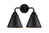 Bathroom Fixtures Two Lights by Innovations ( 405 | 288-2W-BK-M13-BK Nouveau 2 ) 