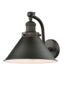 Sconces Single Glass by Innovations ( 405 | 515-1W-OB-M10-OB-LED Franklin Restoration ) 