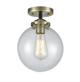 Semi-Flush Mts. Glass Down by Innovations ( 405 | 284-1C-BAB-G204-8-LED Nouveau ) 