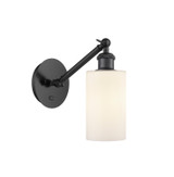 Sconces Single Glass by Innovations ( 405 | 317-1W-BK-G801-LED Ballston ) 